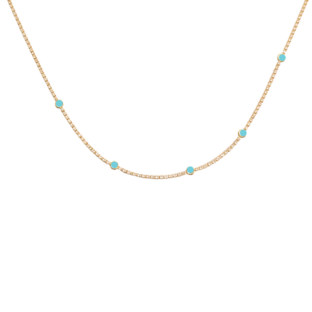 THE PETITE GLIMMER TENNIS-STYLE CHAIN