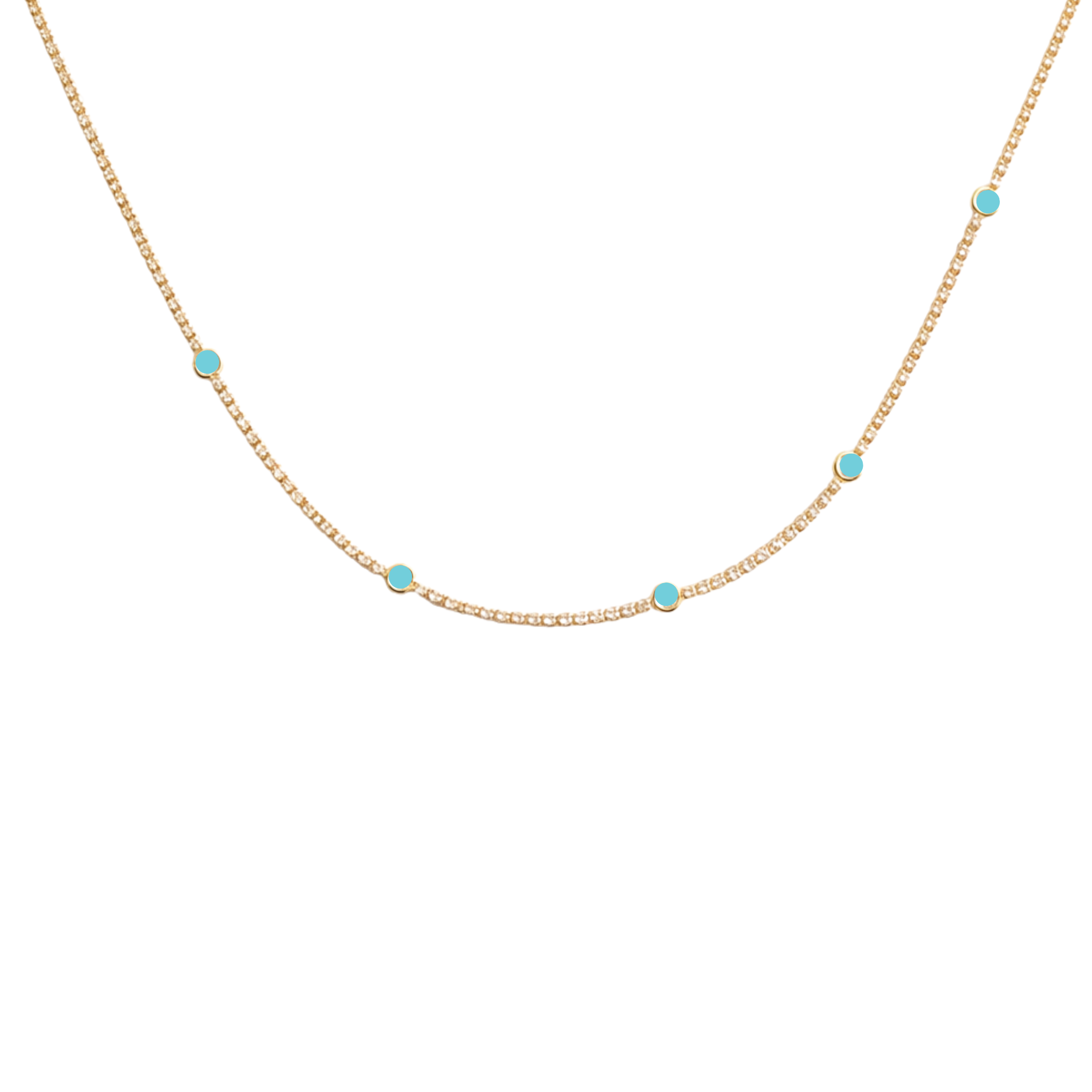 THE PETITE GLIMMER TENNIS-STYLE CHAIN