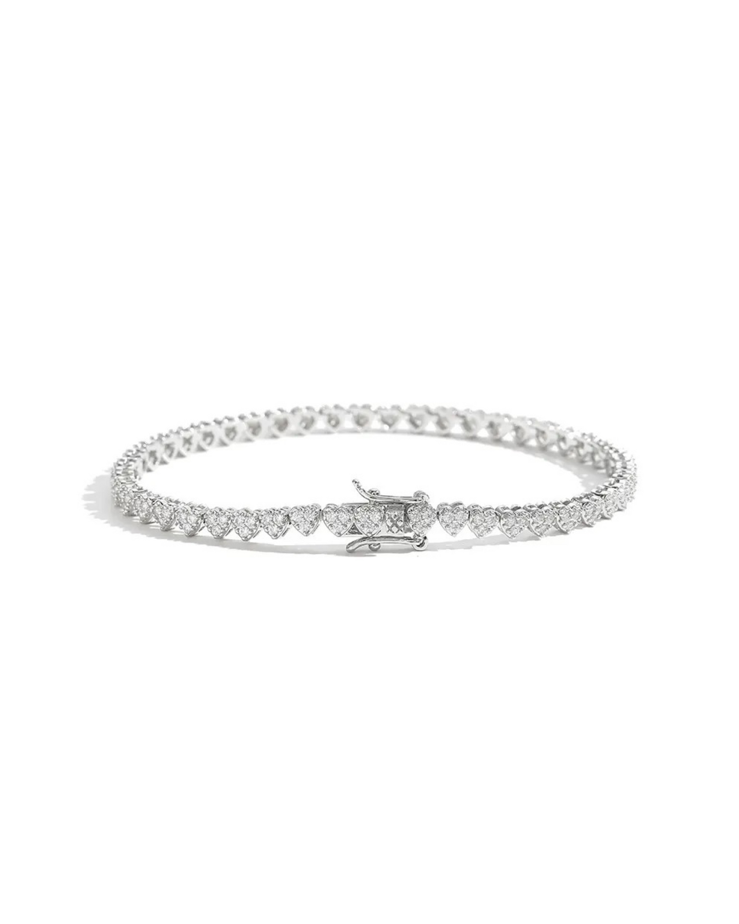 HEART TENNIS BRACELET