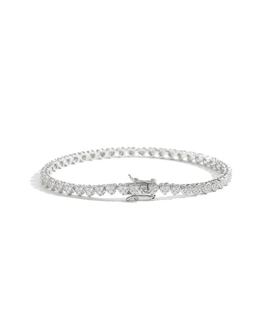 HEART TENNIS BRACELET