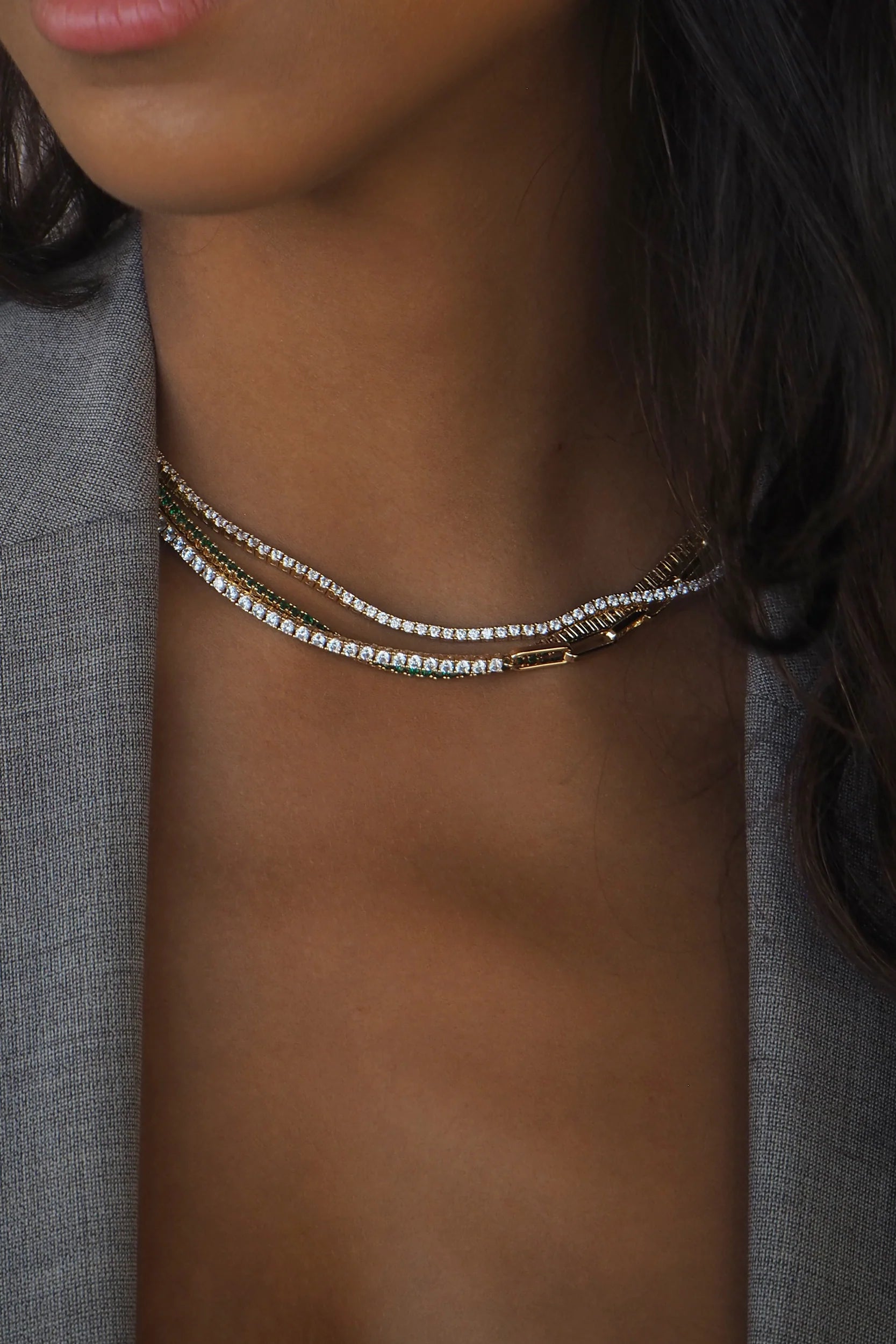 MINI REESE TENNIS NECKLACE