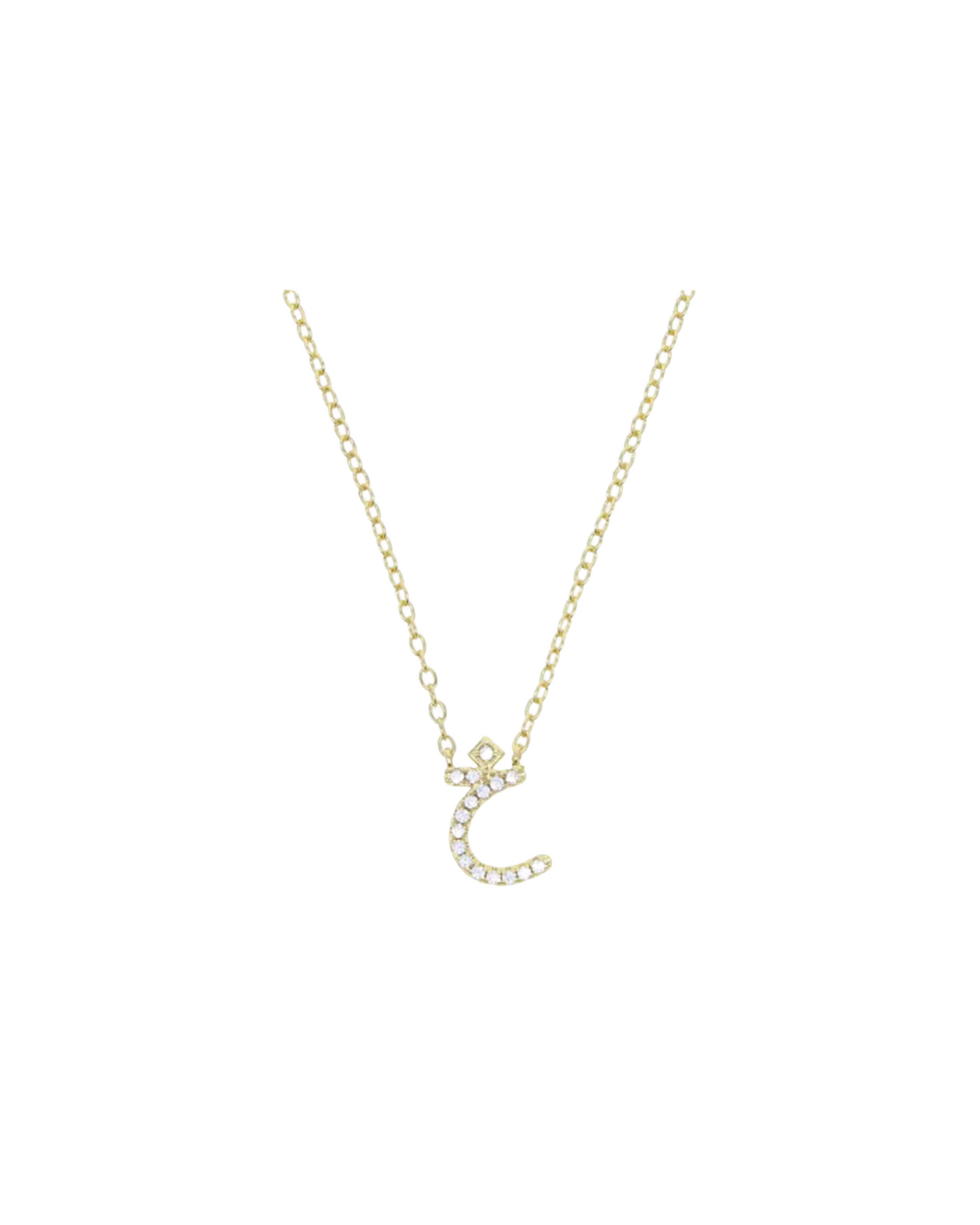 ARABIC INITIAL NECKLACE