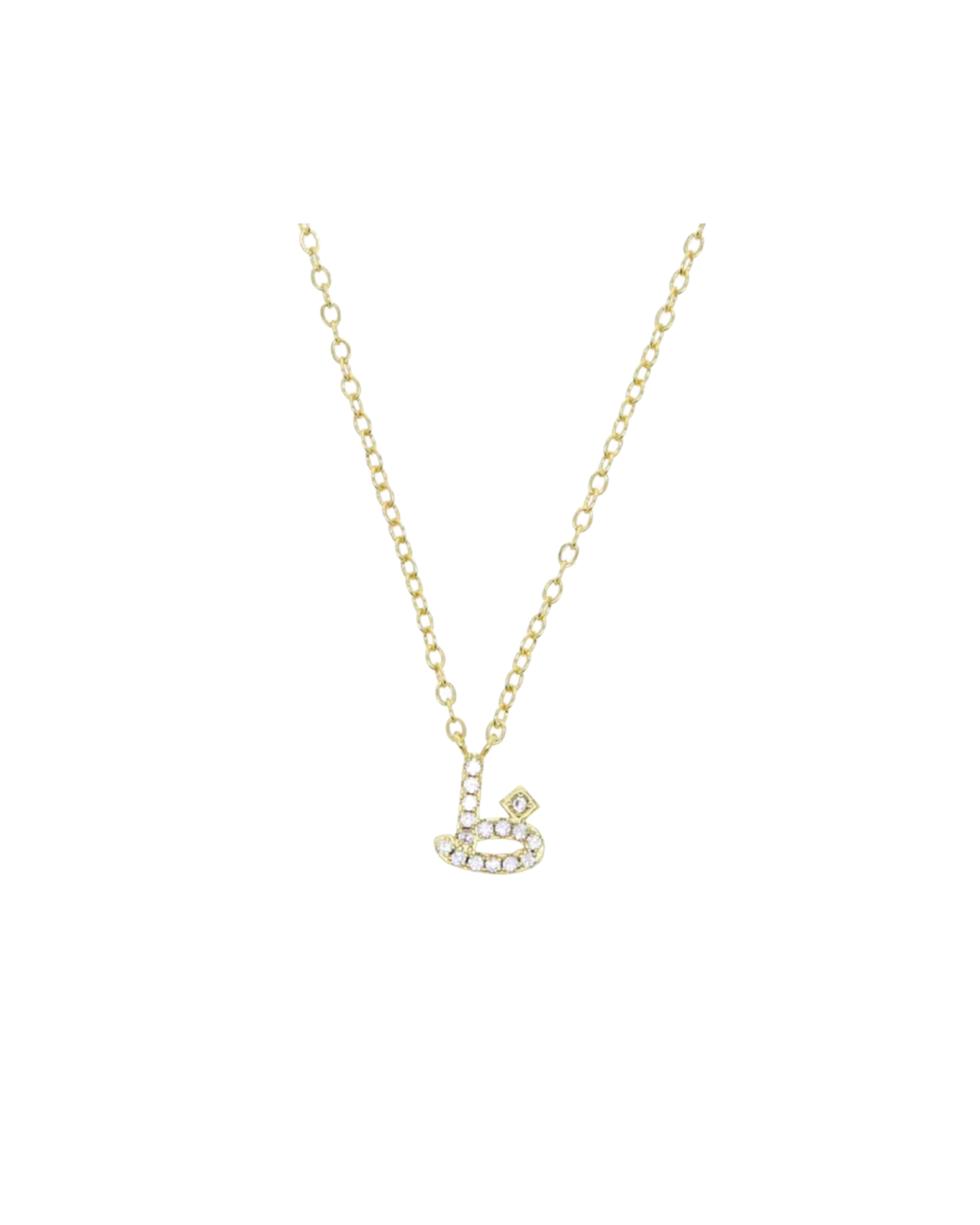 ARABIC INITIAL NECKLACE