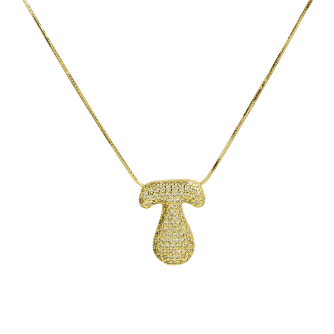 MEDIUM BALLOON INITIAL NECKLACE