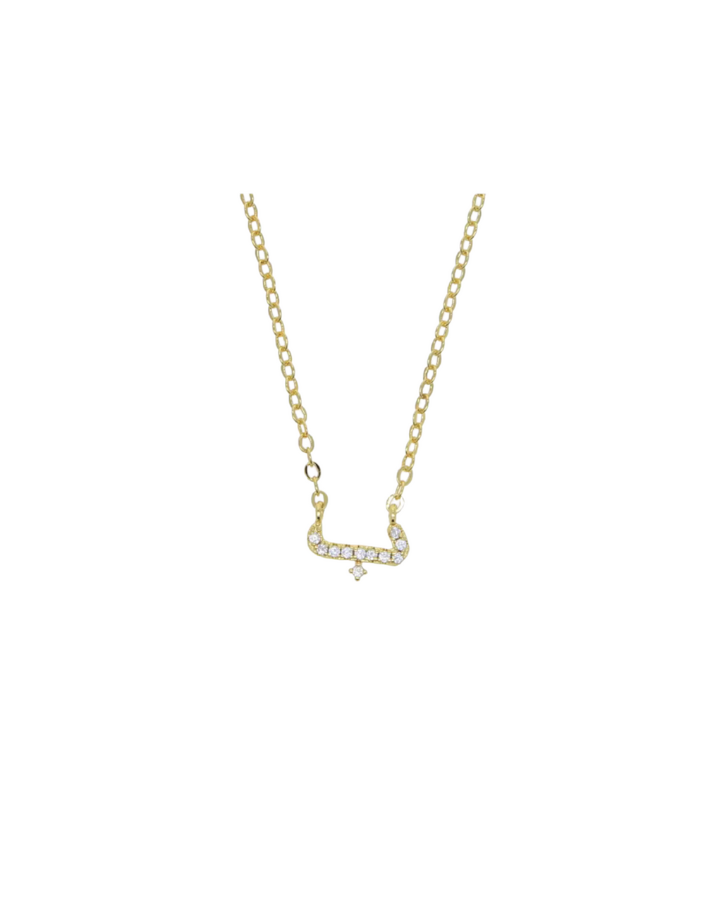 ARABIC INITIAL NECKLACE